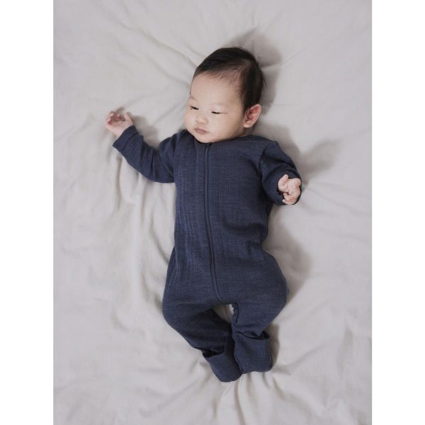 Name It Ombre Blue Wang Ull Needle Nightsuit Solid Noos Supply