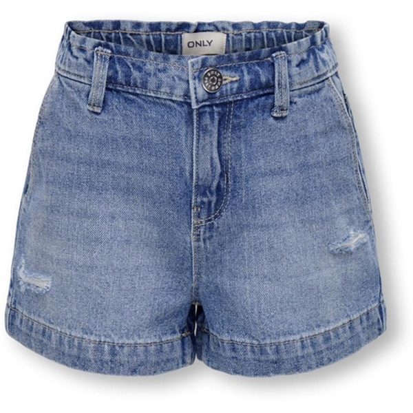 Kids ONLY Light Blue Denim Comet Wide Denim Shorts Noos Online Hot Sale