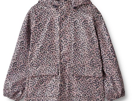 Wheat Rainy Flowers Rainwear Ollo Regnjacka Online Sale