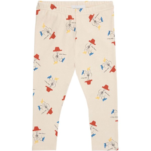 Bobo Choses White Magic Flute Player All Över Leggings Hot on Sale