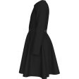 Calvin Klein Ck Black Locho Tape Punto Dress Online now