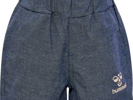 Hummel Denim Blue Corsi Shorts Discount