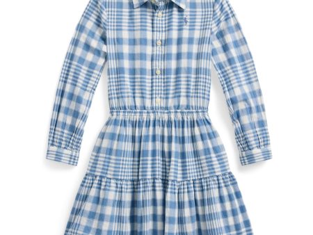 Pikétröja Ralph Lauren Blue Cream Day Dress Supply