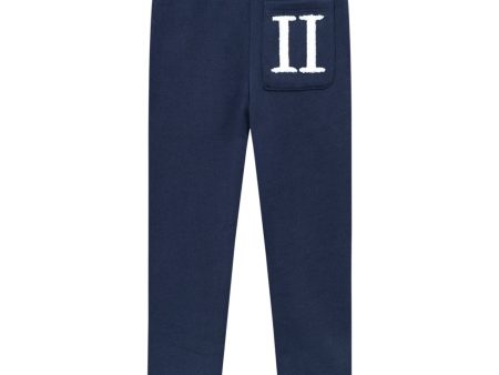 Les Deux Kids Dark Navy Ivory Encore Boucle Sweatpants Kids Hot on Sale