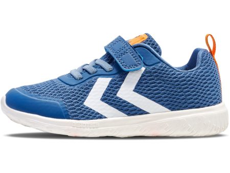 Hummel Blue Yellow Actus Recycled Jr Sneakers on Sale