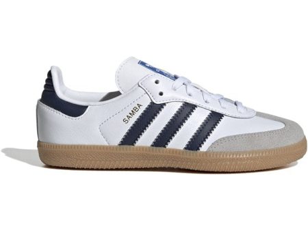 adidas Originals SAMBA OG C Sneakers Cloud White   Night Indigo   Gum Discount