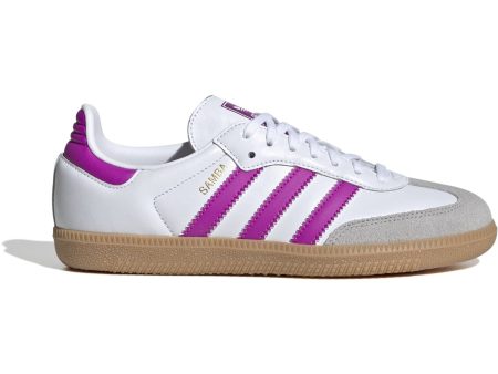 adidas Originals Ftwwht Purbur Gum3 Samba Og J Sneakers For Sale