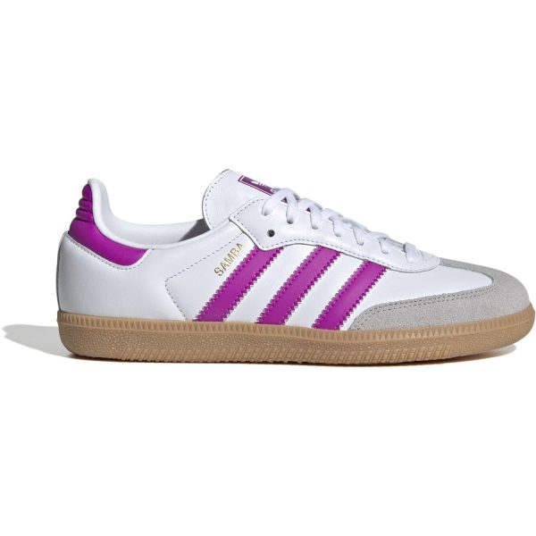 adidas Originals Ftwwht Purbur Gum3 Samba Og J Sneakers For Sale