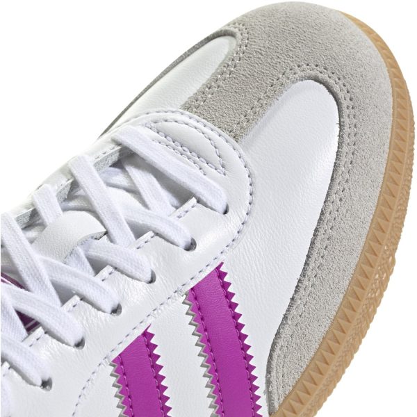 adidas Originals Ftwwht Purbur Gum3 Samba Og J Sneakers For Sale