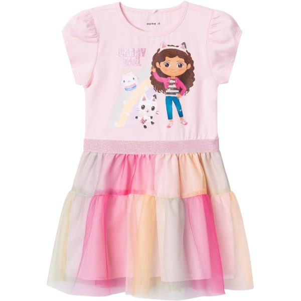 Name It Parfait Pink Maud Gabby Tulle Klänning Sale